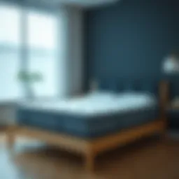 Illustration of a bunkie board with a mattress