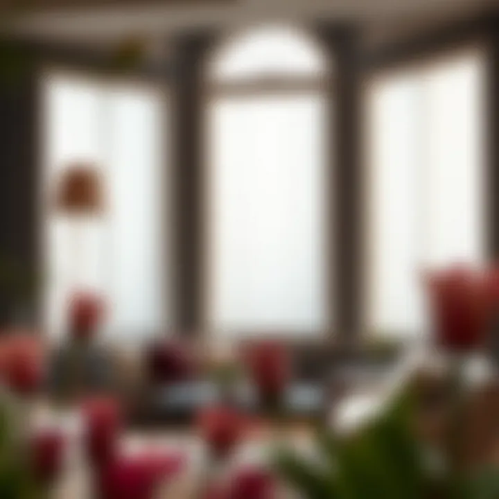 Stylish Cellular Blinds for Large Windows Elegantly designed cellular blinds adorning a large window