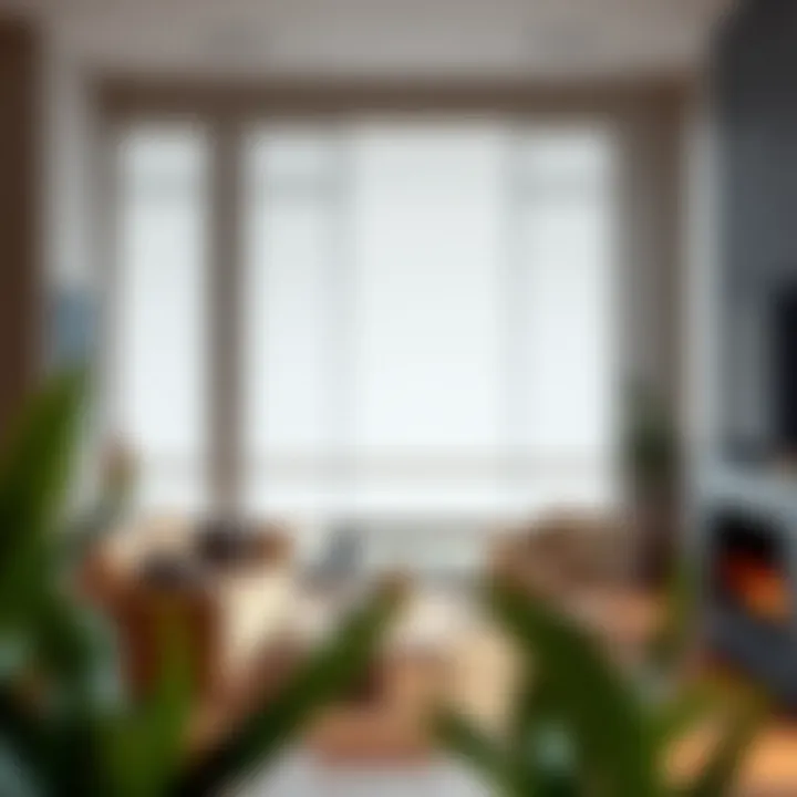 Versatile Light Control with Cellular Blinds Modern living space enhanced by versatile light control with cellular blinds