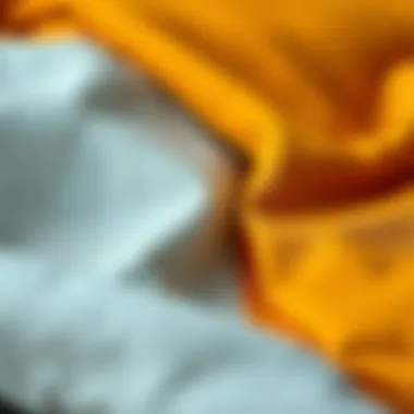 Close-up of high-quality fabric samples used for sofa covers