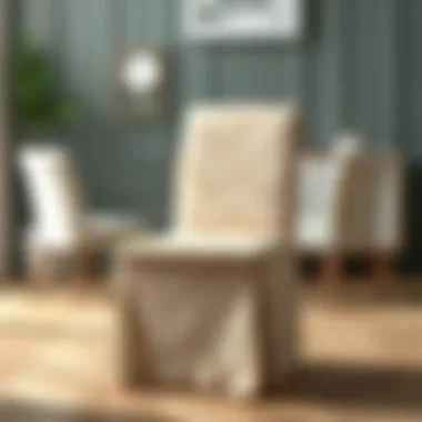Contemporary Geometric Slipcover Design Modern slipcover design featuring geometric shapes