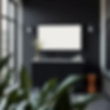 Installation Insights for a Black Vanity Stylish installation setup of a black bathroom vanity