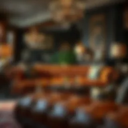 Luxurious leather sofa showcasing quality craftsmanship