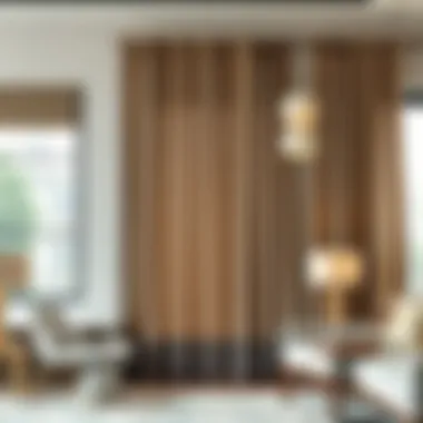 Diverse Styles of Taupe Rod Pocket Curtains Various taupe rod pocket curtain styles displayed in a stylish interior