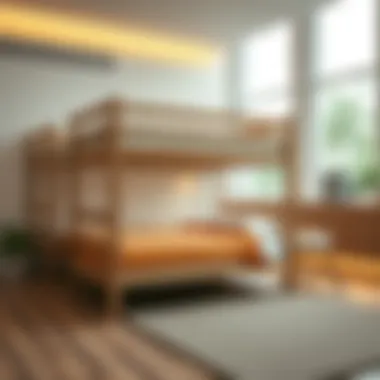 Durable materials used in full bunk bed construction