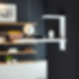 Elegant heavy duty shelf bracket showcasing modern design