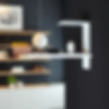 Elegant heavy duty shelf bracket showcasing modern design