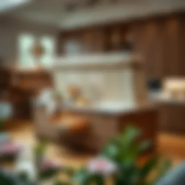 Functional kitchen island cover with storage features