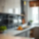 Stylish kitchen sink dryer rack showcasing modern design