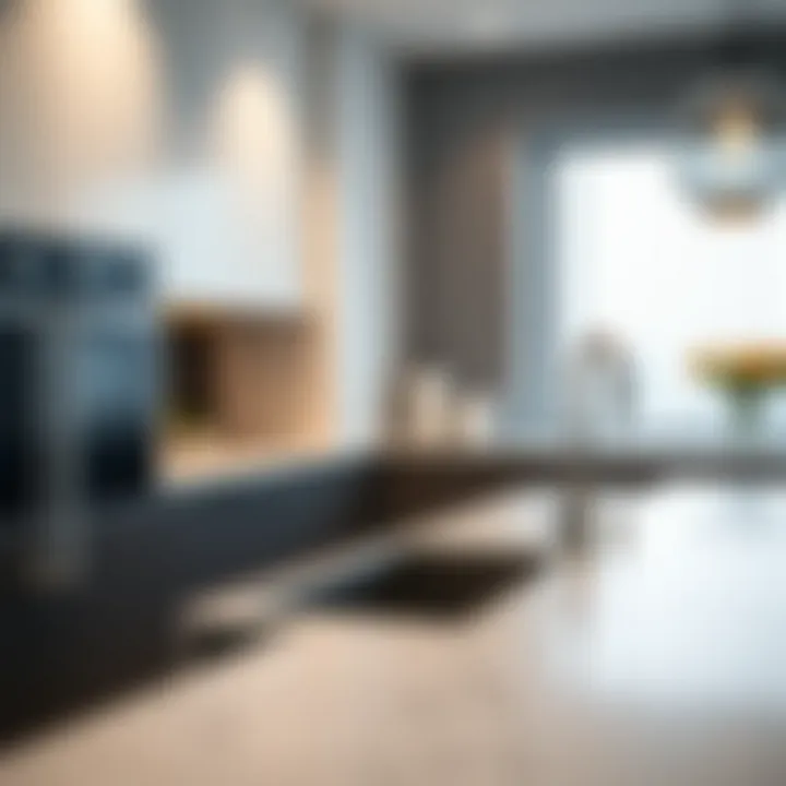 Seamless Installation in a Modern Kitchen Contemporary kitchen with top mount sink installation