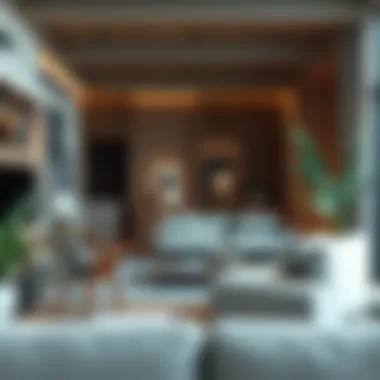 Diverse living spaces designed by online services