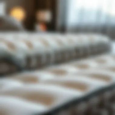 Luxury Mattress Design Luxurious mattress with detailed stitching and plush fabric