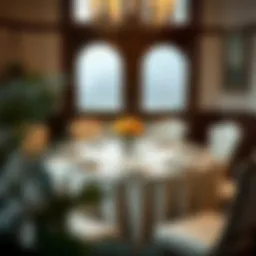 Elegant round table set for a family gathering