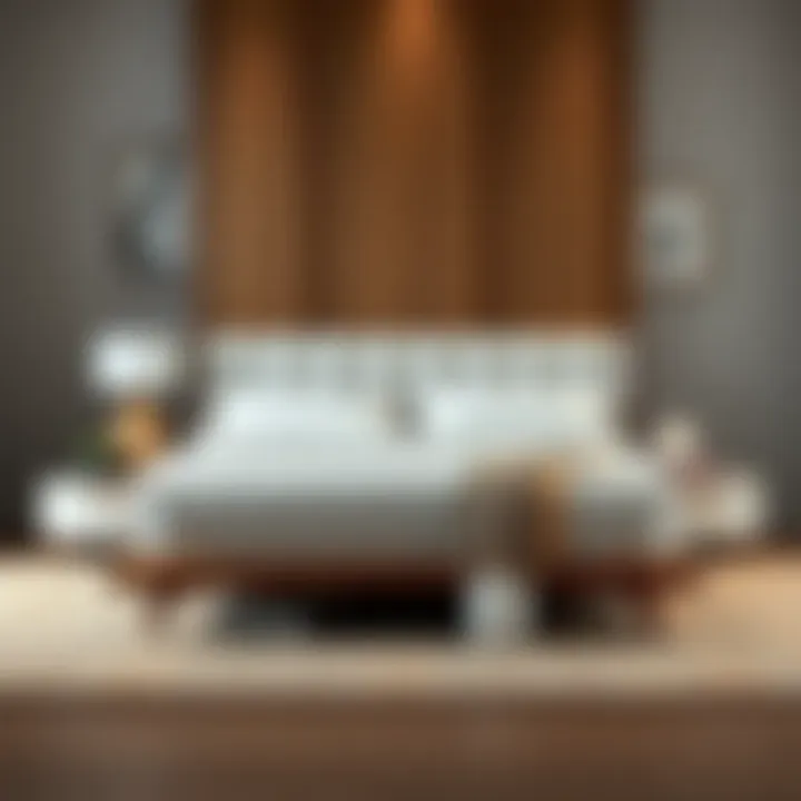 Stylish materials and finishes for king size beds with side tables