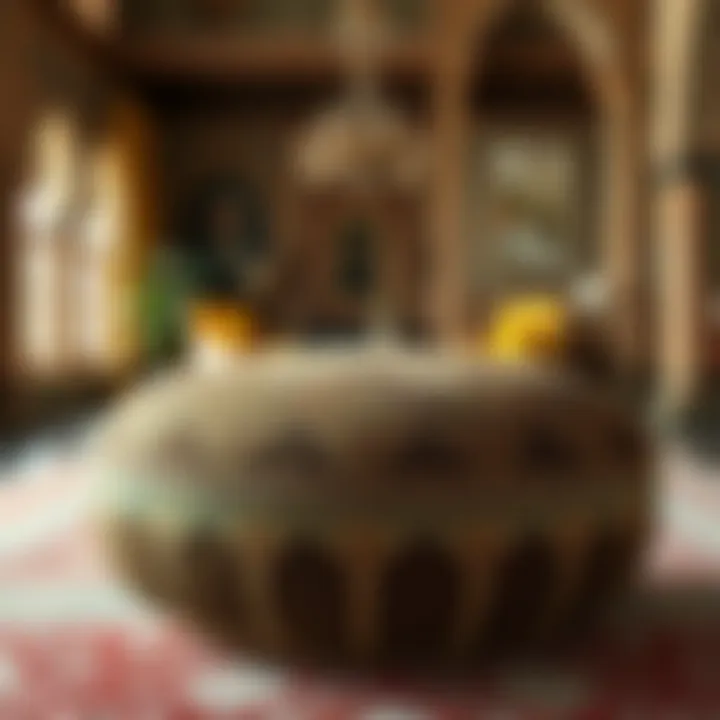 Intricate Patterns of Historical Ottomans Historical bright ottoman showcasing intricate patterns