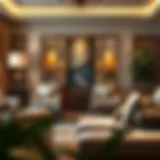 Luxurious large lounge chair cushions in an elegant living room setting