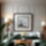 Elegant matted frame showcasing artwork