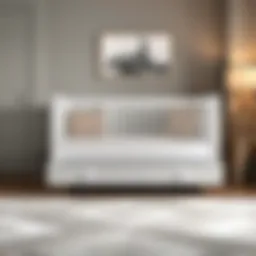 Elegant under crib trundle showcasing modern design