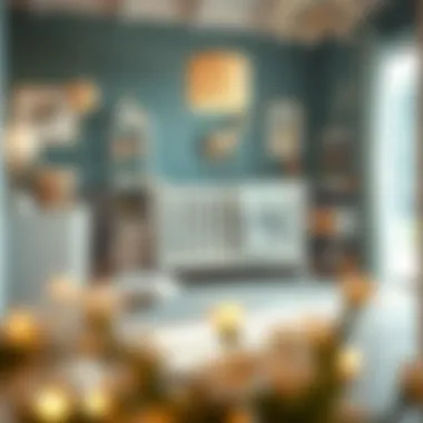 Nursery with Under Crib Trundle Stylish nursery featuring an under crib trundle in use