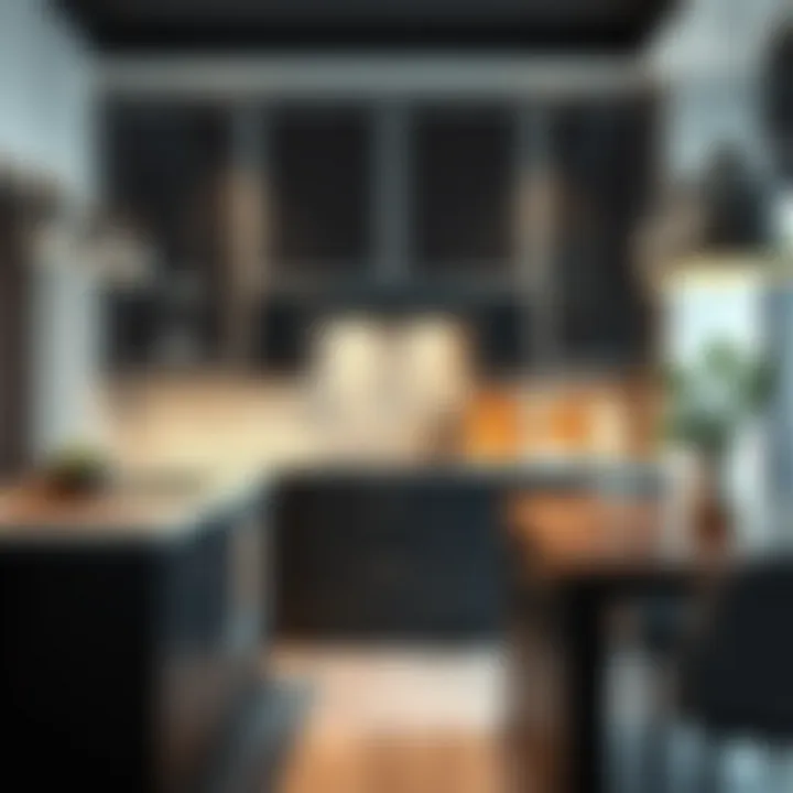 Modern Mesh Cabinet Doors in a Stylish Kitchen Elegant mesh cabinet doors in a modern kitchen setting