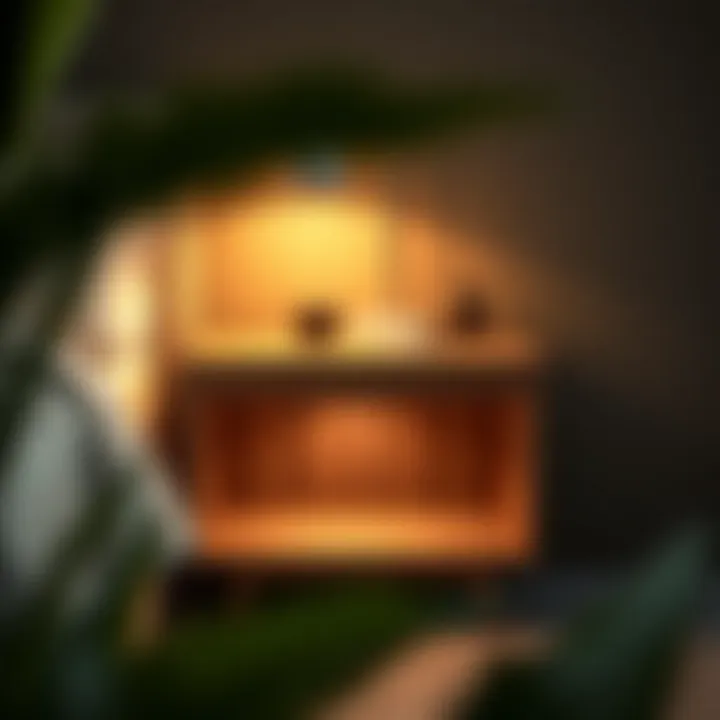 Minimalist Nightstand with Unique Materials A minimalist 24 x 24 nightstand featuring unique materials