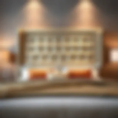 Luxurious cushion headboard design