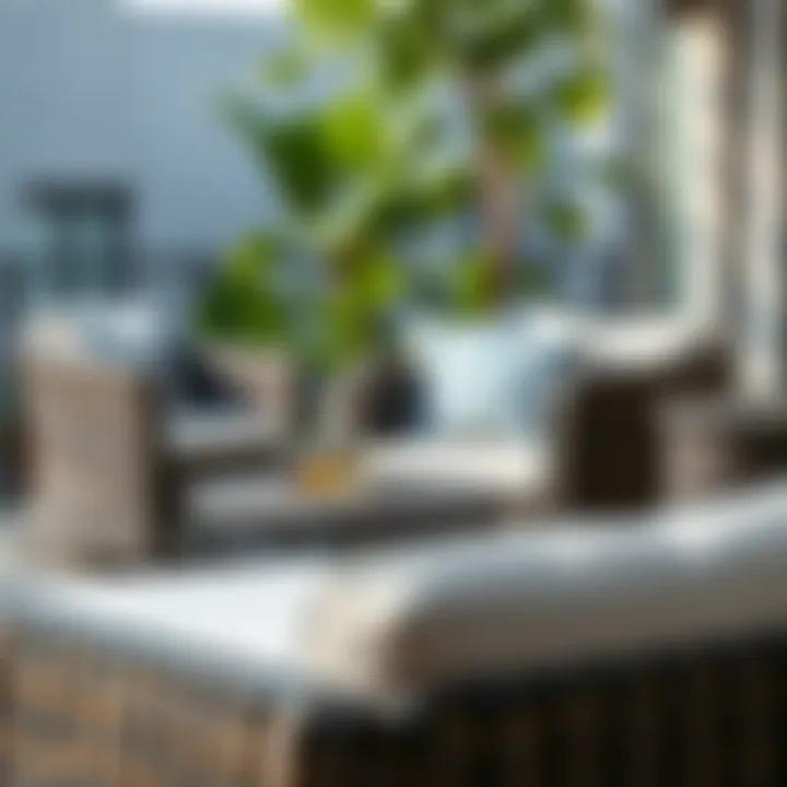 Quality Craftsmanship in Rattan Materials Durable materials of the three-piece rattan patio set highlighting quality craftsmanship