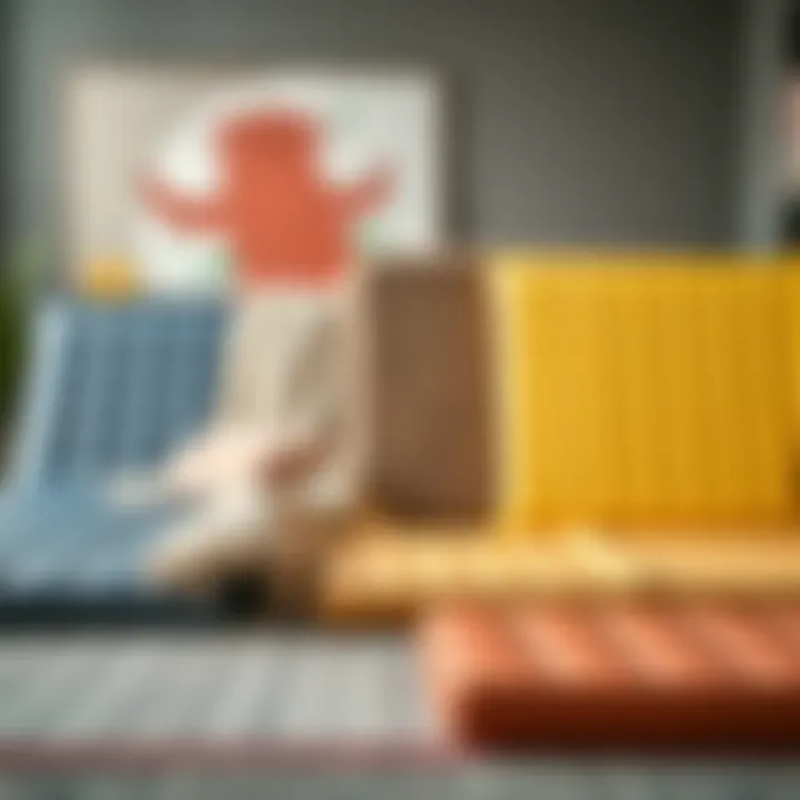 Variety of Tumbling Mats for Various Activities Different types of tumbling mats displayed side by side