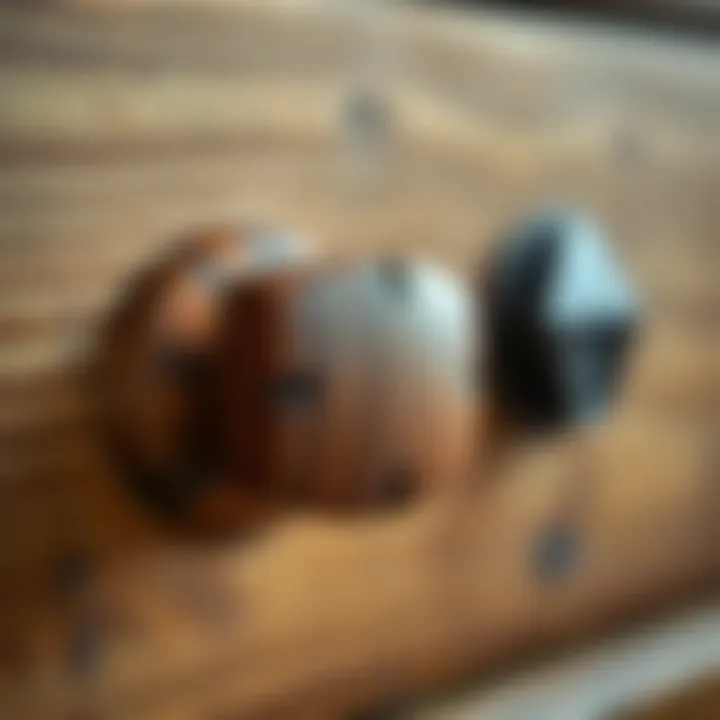 Rustic Wooden Drawer Knob Rustic wooden knob showcasing natural textures