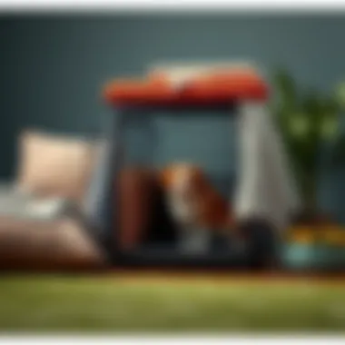 Durable and Comfortable Materials Various materials used for dog crates, showcasing durability and comfort.