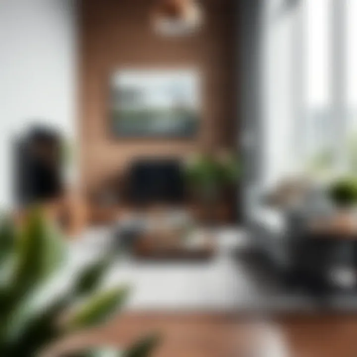 Stylish Dog Crate Integration A stylishly designed 24x17 dog crate in a modern living room setting.