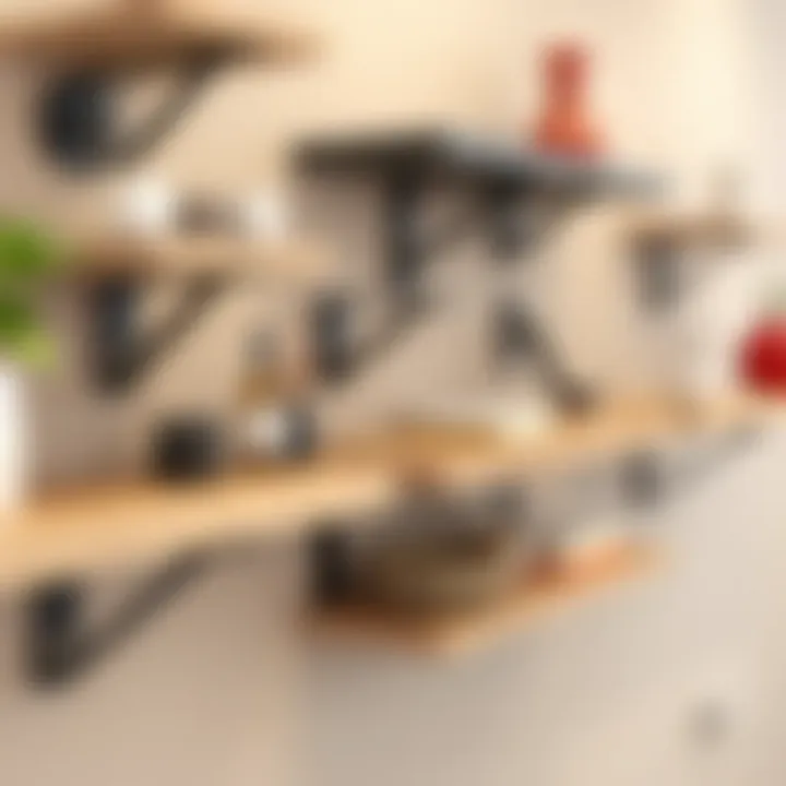 Diverse Styles of Floating Shelf Brackets A variety of floating shelf brackets in different styles