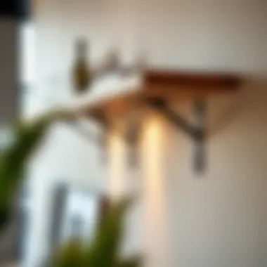 Concealed Bracket Installation for Floating Shelf Installation of a floating shelf with concealed brackets