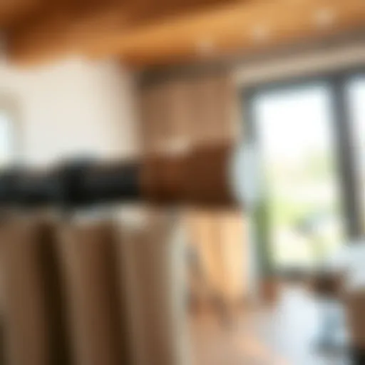 Robust Construction of Heavy Duty Curtain Rails A close-up view of a heavy duty curtain rail showcasing its robust design and durability.