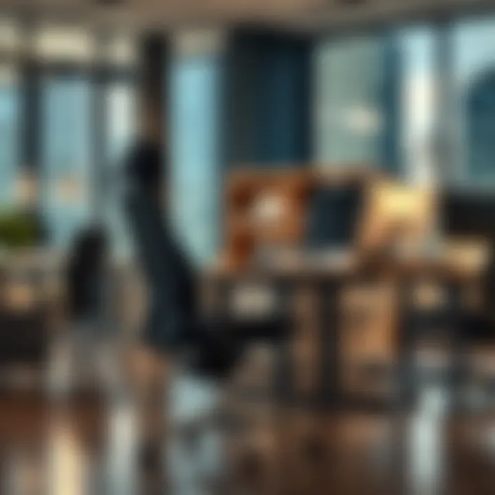 Comfort Meets Style in Ergonomics Ergonomic office chair in a stylish office