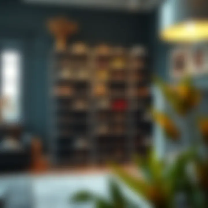 Functional Art in Shoe Storage Artistic shoe racks combining function and decor