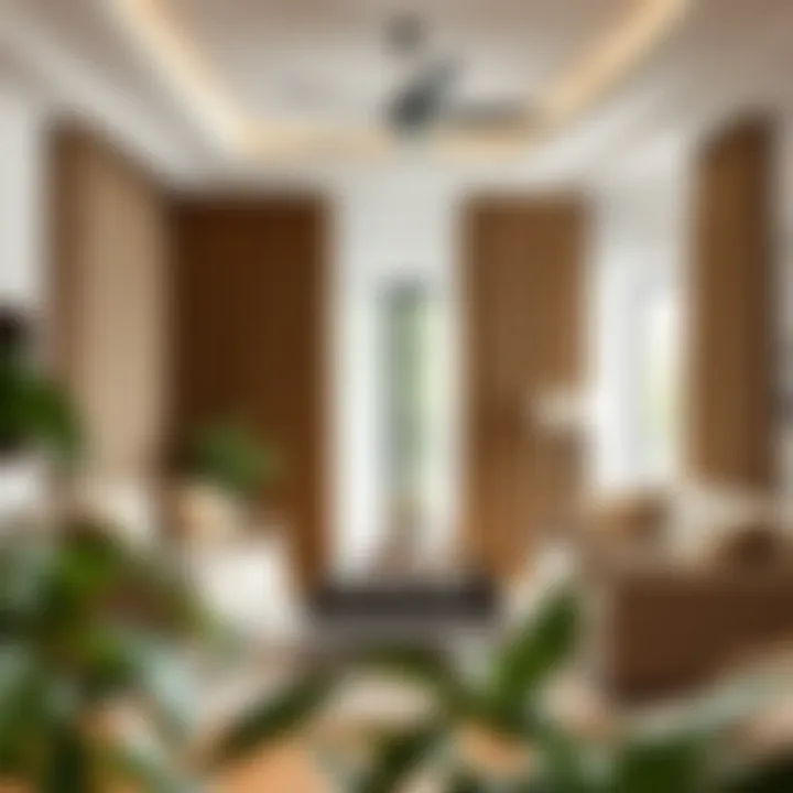 Stylish Integration of Heavy Duty Curtain Rails in Interior Design An elegant living room featuring various styles of heavy duty curtain rails to complement the decor.