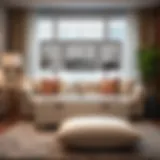 Elegant Cloth Storage Chest in Modern Decor Elegant cloth storage chest in a modern living room setting