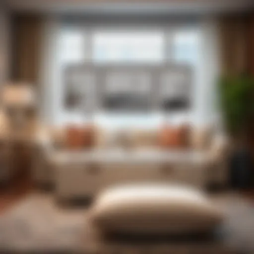 Elegant Cloth Storage Chest in Modern Decor Elegant cloth storage chest in a modern living room setting