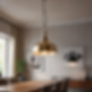 Artistic pendant lighting showcasing unique design