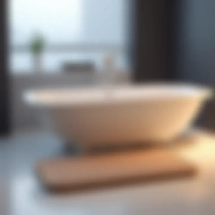 Elegant Non-Slip Bath Mat Set Elegant non-slip bath mat set enhancing bathroom aesthetics