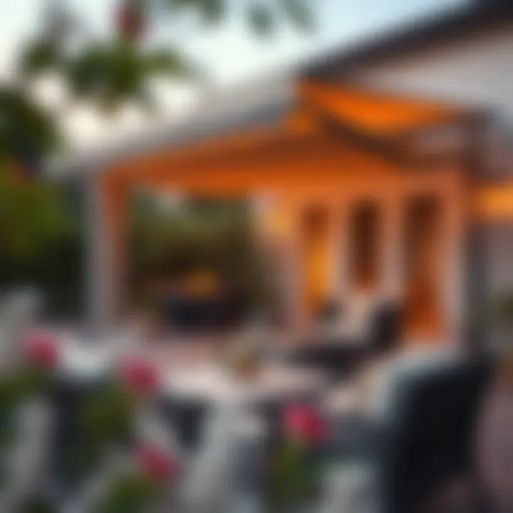 Effective Installation of Wind Barriers for Patio Comfort Installation of a wind barrier enhancing patio comfort