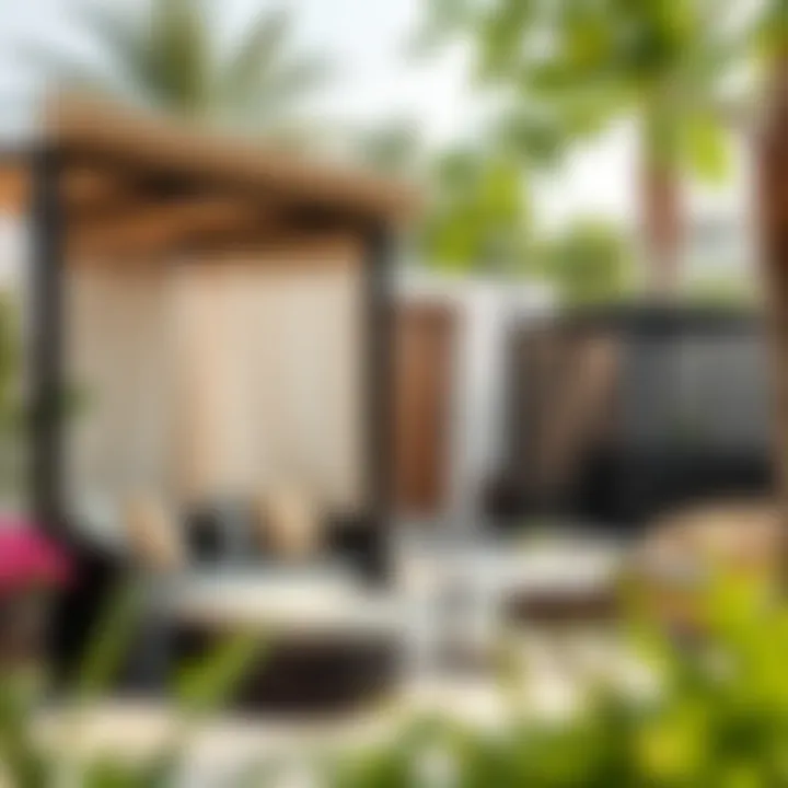 Variety of Materials for Outdoor Wind Barriers Different materials used for wind barriers in outdoor settings