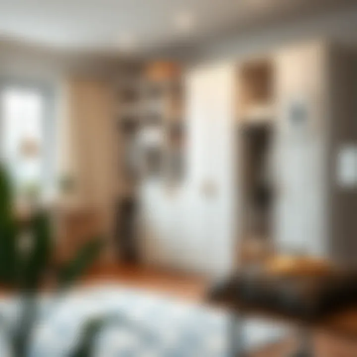 Effortless Assembly of Pre-Fab Closets Efficient assembly of pre-fab closets demonstrating easy setup