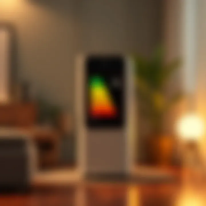 Understanding Energy Efficiency in Air Purifiers Energy efficiency rating symbols for air purifiers