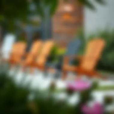 Variety of wooden lawn chair designs for outdoor spaces