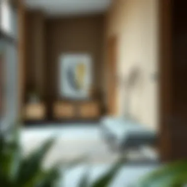 Aesthetic Material Combinations Aesthetic mix of materials in entryway furniture