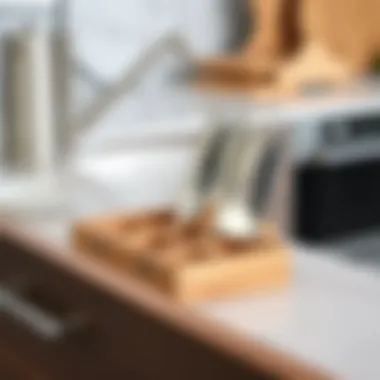 Compact drawer knife organizer maximizing space efficiency