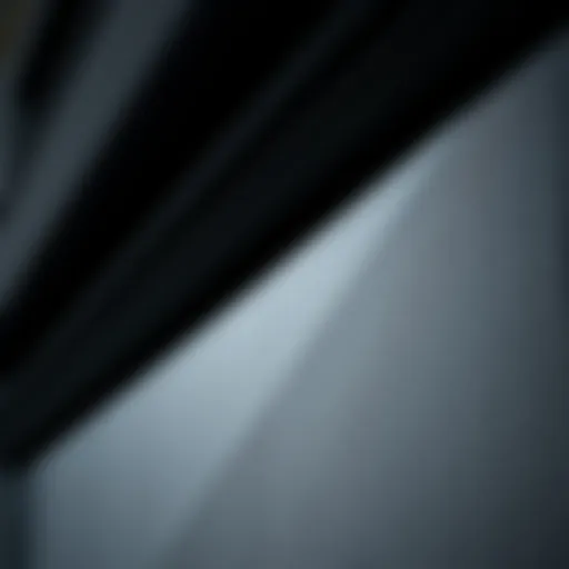 Luxurious fabric texture of cloth blackout blinds.