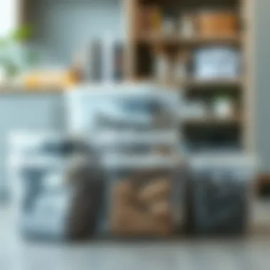 Creative organization strategies using small storage containers